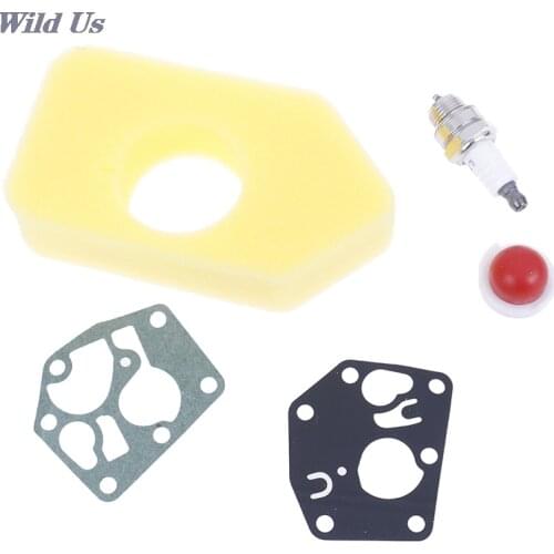 Carburetor Diaphragm Gasket Air Filter Spark Plug Kit For Briggs Stratton 495770 795083 698369 Tool Parts