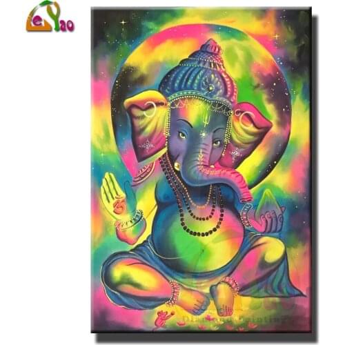 God Ganesha Religion 5d Diy Diamond Painting Paris Full Square Drill Handmade Craft Diamond Embroidery Sale Mosaic Needlework