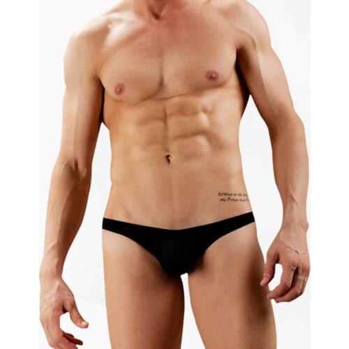 1Pc Mesh Mens Underwear Briefs Sexy Panties Male Mens Bikini Super Soft Brief Soft Penis Pouch Jockstrap Underpants Sex Product