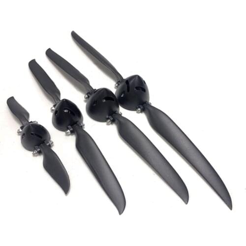 2PCs 6X3 6.5X4 7X3 8X6 9X6 10X6 11X6 14x8 7.5X4 Inch Floding Propeller Nylon Spinner 3.17/3.0/4.0 Motor Shaft Hole For RC Drone