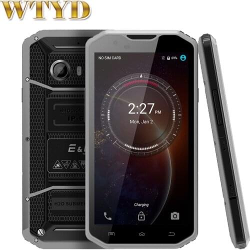 KEN XIN DA E&L Proofings W8 Ruggued 4G LTE Mobile Phone 5.5 inch 2GB 16GB Octa-Core 3000mAh IP68 Waterproof Smartphone