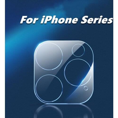 For iPhone 12 11 Pro Max Mini Glass Camera Protector Lens Cover for iPhoneX 8 7 Plus Series 1/2/5 Pack Cellphone Accessories