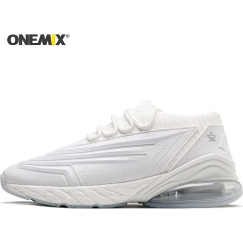 Onemix Woman Running Shoes For Women White Max Gym Athletic Sneakers Aircraft Sports Outdoor Jogging Walking Trekking Trainers