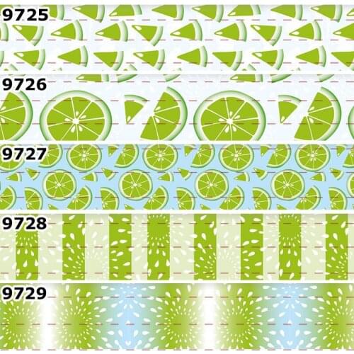 10yards - Different Sizes -- New Fantastic Summer Style Printed Grosgrain Ribbon DIY Accessories