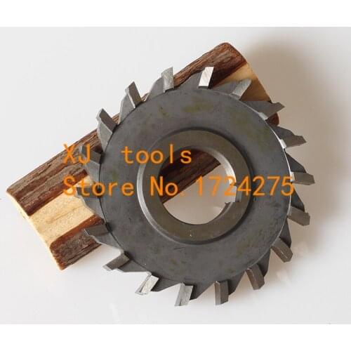 2PCS 50*4*5*6*7*8*10*12*14*16*18*20 HSS three straight tooth blade cutter, high-speed steel Slot milling cutter , milling cutter