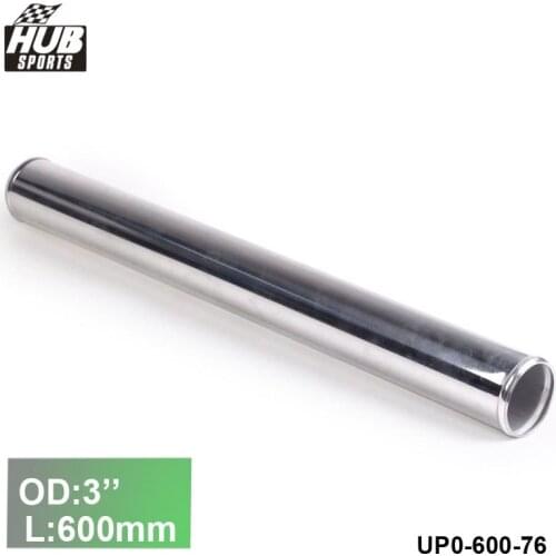 2pcs/unit 76mm 3"OD Out/Inlet Aluminum Straight Turbo/Intake/Intercooler Elbow Piping L:600 mm For TOYOTA SUPRA 93-98 UP0-600-76