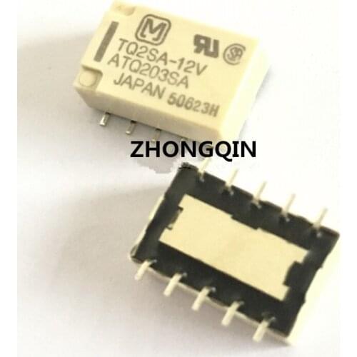 Free shipping power relay TQ2SA-12V TQ2SA-24V TQ2SA-DC12V TQ2SA-DC24V TQ2SA-12VDC TQ2SA-24VDC 1A 10pins 2PCS/LOT