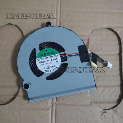 For SUNON EG75070S1-C260-S9A DC5V 0.4A Notebook 4-Wire Blower Cooling Fan
