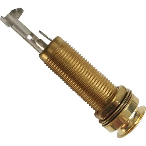 MUKU New Guitar Pickup Output Jack Threaded Cylinder Guitar Pickup socket 10 pcs/lot