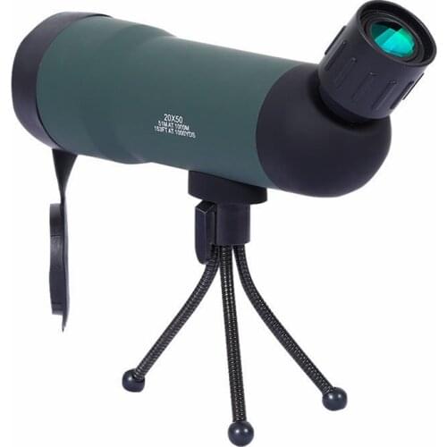 Hot selling 20x50 HD Zoom High Quality Precision Spotting Scope Telescope Tripod connection mobile phone adapter Bird Watching