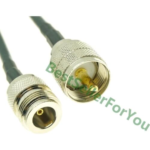 UHF MALE PL-259 PL259 Plug To N Female Pigtail Coax RG58 Cable 15/30/50cm
