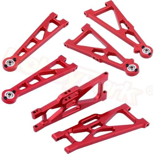 Aluminum Suspension Arms Set 33601G 33602G 31603 33603G 31604 For 1:10 Electric Himoto E10XT E10XTL Katana Truggy Upgrade Parts