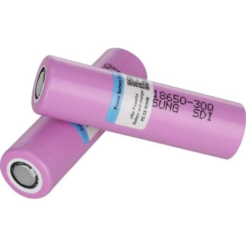 3.7V 3000mah 18650 Battery for Samsung 30Q INR 18650 30Q 20A Rechargeable Li-ion Battery Replacement Exteral Battery