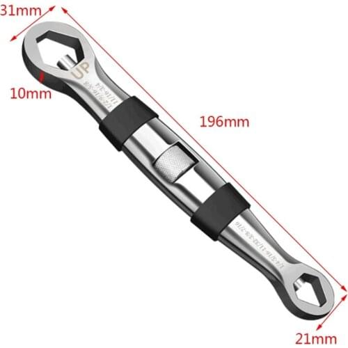 M89B E-Torx Double Pocket Wrench 23-IN-1 Adjustable Universal Multi Functional 1/4-inch to 3/4-inch 7mm to 19mm