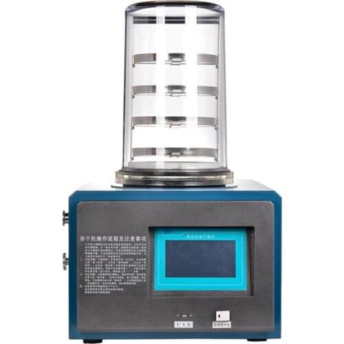 Mini Laboratory Freeze Dryer Small Vacuum Used Freeze Drying Machine Laboratory Small Desktop Lyophilization Dryer