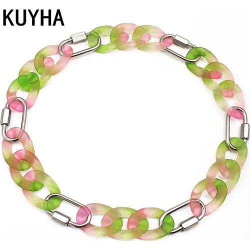 New Arrival Vintage Chain Link Choker Necklace For Women Men Fashion Thick Chunky Collar Necklaces Jewelry