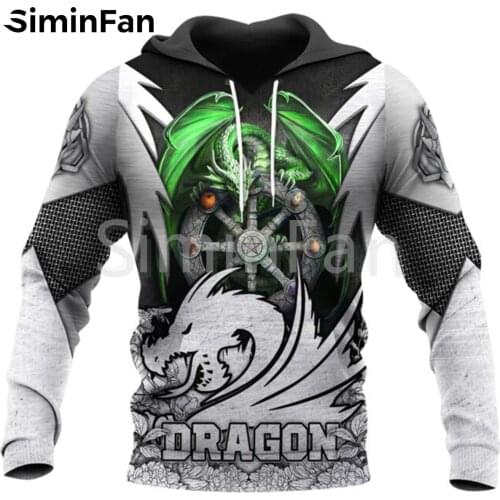 Green Dragon Tattoo Men 3D Print Casual Hoodies Viking Unisex Hood Sweatshirt Harajuku Pullover Jacket Women Autumn Tracksuit 10