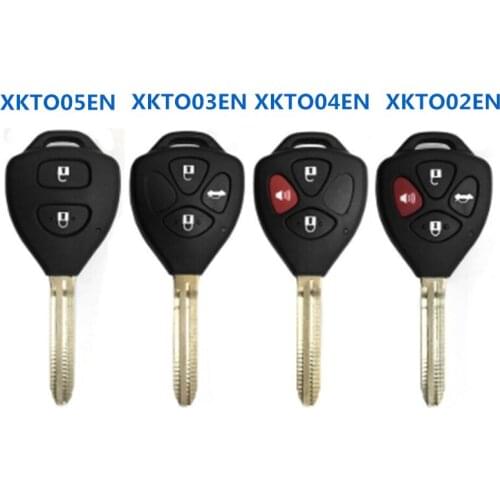 Xhorse XKTO02EN XKTO03EN XKTO04EN XKTO05EN Wire Remote Key VVDI2 Universal Remote Key for VVDI2 and VVDI Key Tool 5pcs/lot