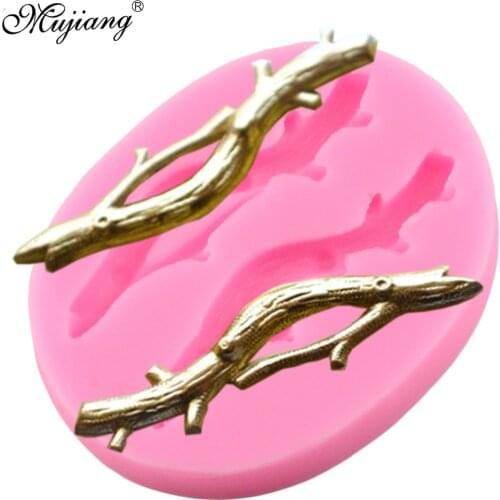 Twigs Tree Branches Silicone Mold Fondant Cake Decorating Tool Resin Clay Ceramic Candy Chocolate Gumpaste Moulds Cupcake Baking