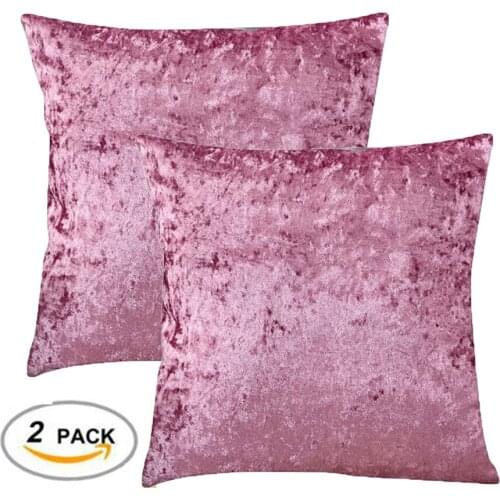 2 Packs Cushion Cover Velvet Decorative Pillows Silver Pink Pillow Cover Home Decoration Funda Cojin Living Room Nordic Decor