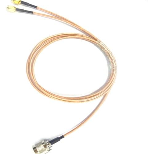 1pc N type male to 2X SMA male Y type Splitter Combiner Pigtail cable RG316 15CM/30CM/50CM/100CM for wifi router