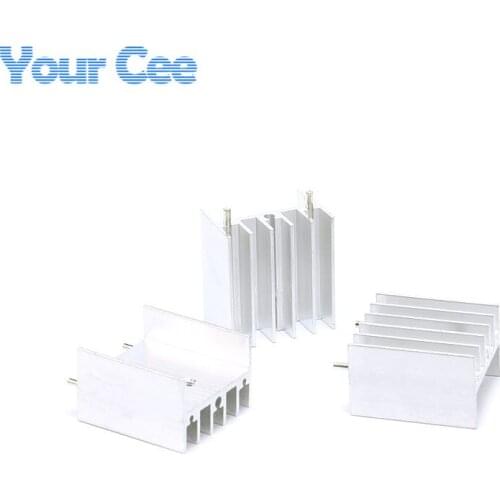 10 pcs 25*24*16mm Heatsink Cooler Cooling Fin Aluminum Heat Sink Radiator TDA7294/L298 25X24X16mm