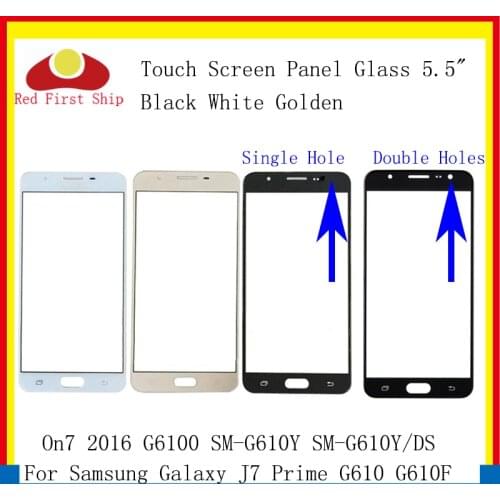 10Pcs/lot Touch Screen For Samsung Galaxy J7 Prime G610 G610F On7 2016 G6100 Touch Panel Front Outer Lens J7 Prime LCD Glass