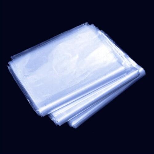 100 Pcs Heat Shrink Film Clear PVC Shrinkable Packaging Wrap Sealing Protector JW