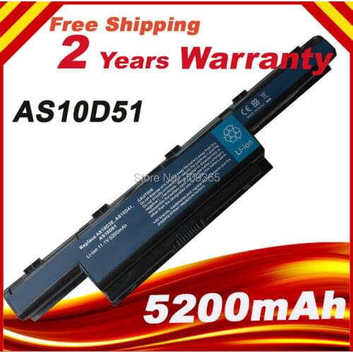 Laptop Battery For Acer AS10D AS10D31 AS10D3E AS10D41 AS10D51 AS10D61 AS10D71 AS10D73 AS10D75 AS10D5E AS10D7E AS10D81 4741 5741