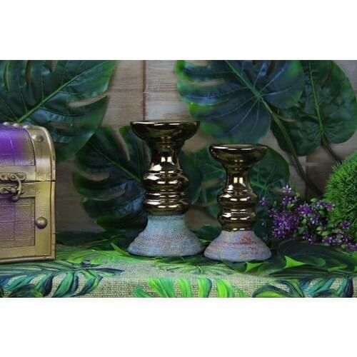 Ancel Decorative Ceramic Candlesticks