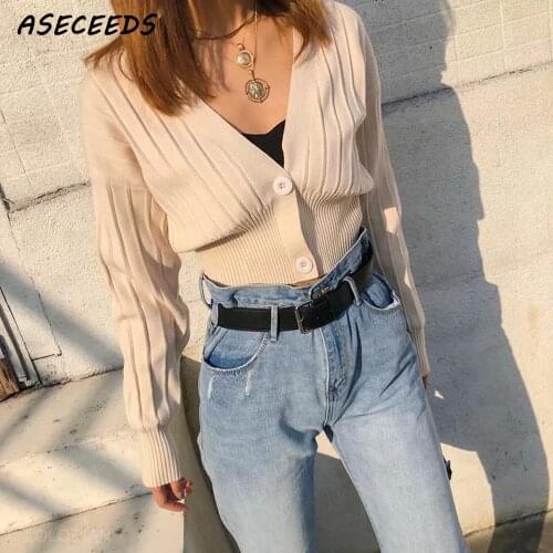 Женские повседневные кардиганы ASECEEDS China At AliExpress