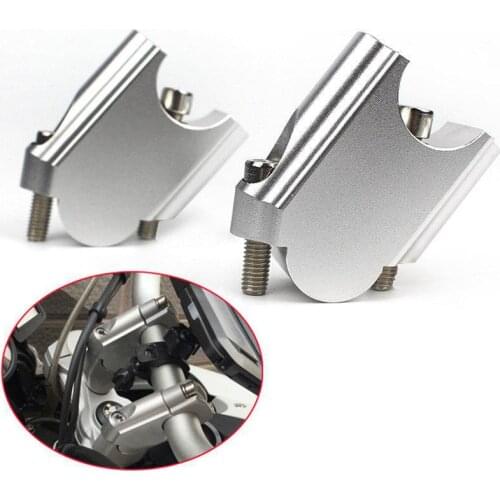 CNC Machining Handlebar Risers Bar Clamp Extend Adapter with Bolts for BMW F800R 15-17 Motorbike Motorcycle Accessories