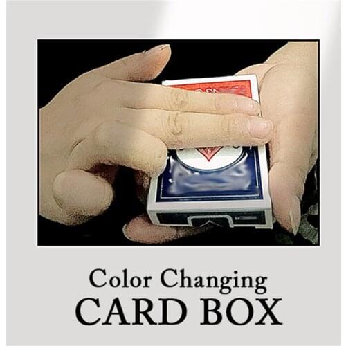 Color Changing Card Box By J.C Magic Tricks Magician Color Change Close Up Street Magic Props Illusion Gimmick Mentalism Magic