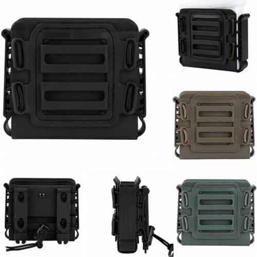 Rifle Magazine Holders Pouches Tactical Soft Shell Mag Carrier Holster with Moll Belt for ASW338 L96A1 M82A1 Magazine