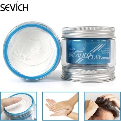Sevich 100g Strong Hold Hair Style Hair Slay Hair Wax Low Shine Hair Gel Gream Matte Finished Molding Cream Natural Styling