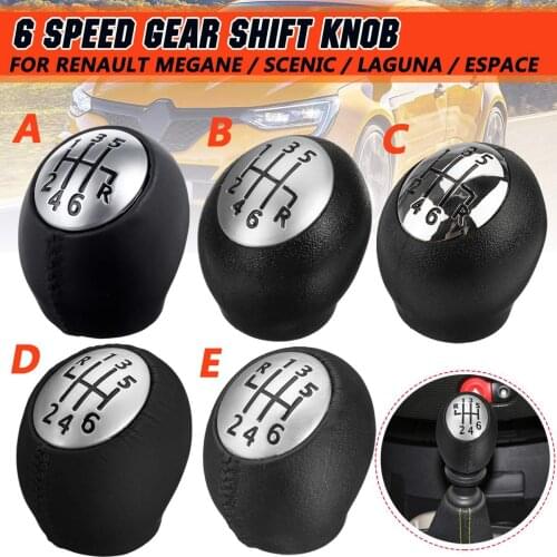 Gear Shift Knob For Renault Megane/Scenic/Laguna/Trafic/Espace/Master for Nissan Interstar for Vauxhall/Opel Vivaro Movano