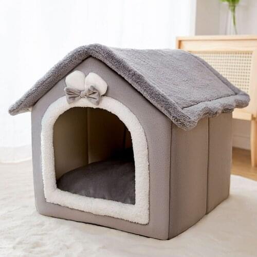 Removable Cat Bed House Kennel Nest Pet Nest Cat Tent Dog Bed Warm Dog House Cushion Sofa Bed Cat House Pet Bed Pet Products
