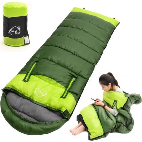 Outdoor camping sleeping bag Can reach out Ultralight Lazy bundle Portable Storage Compression Slumber Bag Trave Sundries packet