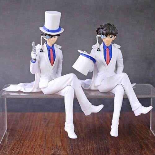 Detective Conan Sitting Version Kaitou Kiddo Pvc model doll collection birthday gift Toys