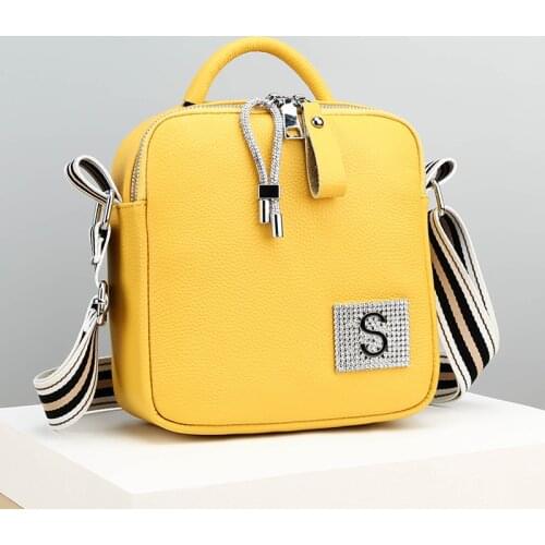 Women Handbag High Quality Soft Genuine Leathe Womens Bag Luxury Natural Cowhide Female Shoulder Messenger Bag New Fashion Tote