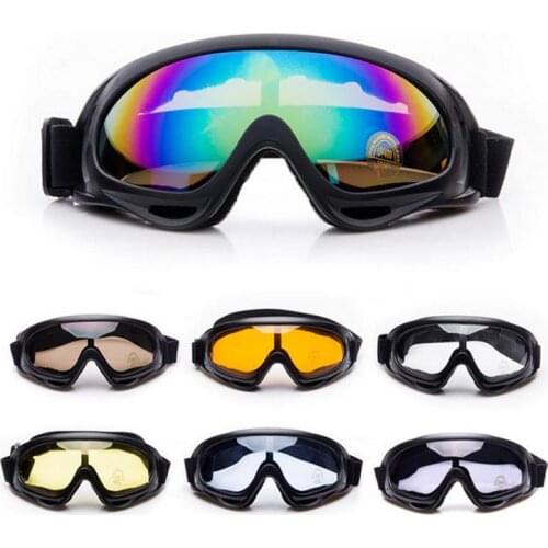 Winter Windproof Skiing Glasses Goggles Outdoor Sports Real CS Glasses Ski Goggles Dustproof Motorcycles Cycling Sunglasses