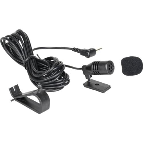 Car Audio Microphone 3.5mm Jacks Plug Stereo Microphone Mini External Microphone Wired For PC Auto Car DVD Radio 01