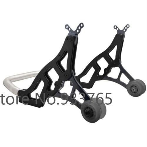 Black Universal Racing Motorcycle Sport Rear Combo Wheel Lift Stands Paddock Stands