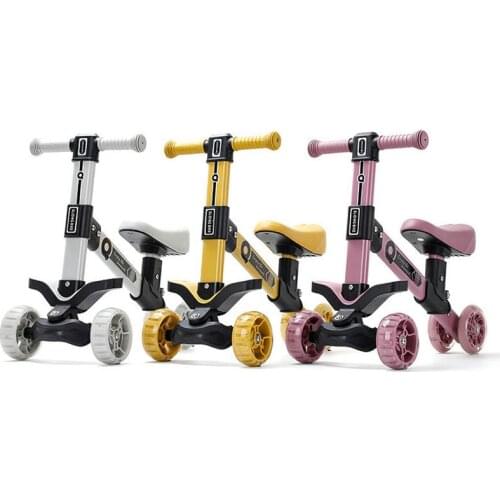 Childrens Non Pedal Balance Car 3-8 Years Old Four Wheel Scooter Childrens Professional Competitive Balance Car Yo Walker