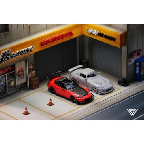 Wild Fire 1:64 Honda S2000 Voltex Red Resin w/ decals & accessories Model Car