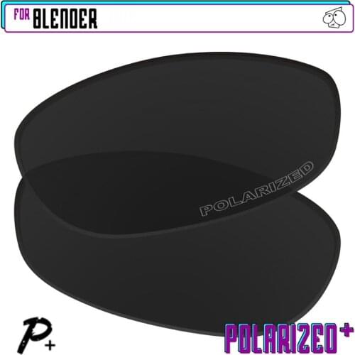 EZReplace Polarized Replacement Lenses for - Oakley Blender Sunglasses - Black P Plus