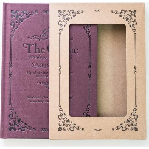 Classic 100 Days A5 B5 Retro Planner Notebook and Journal Organiser Personal Diary Notepad Office School Supplies Stationery