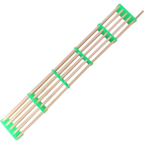 20pcs Bamboo Queen Cage Lengthening 5 Sections Bamboo Queen Prison Cage Beekeeping Supplies Beekeeper Equipment Apiculture Tools