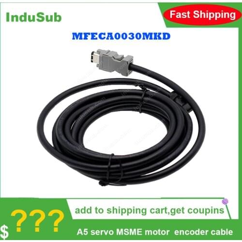 MFECA0020MKD MFECA0030MKD MFECA0050MKD MFECA0080MKD MFECA0100MKD A5 Servo MSME Motor Encoder Cable 2M 3M 5M 8M 10