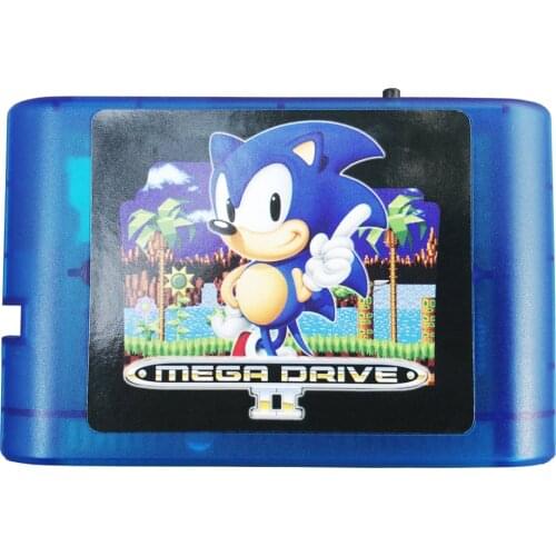 The new mega drive 2 generation MD game cassette 1000 in 1 supports mega drive game consoles and supports everdrive series